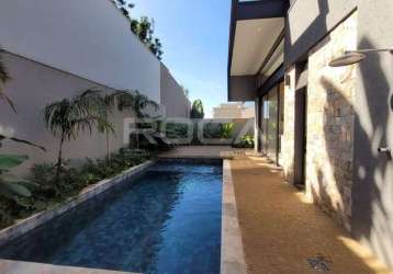 Casa de luxo com 3 suítes e piscina em alphaville, ribeirão preto