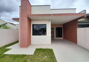 Casa com 3 dormitórios à venda, 70 m² por r$ 430.000,00 - santa terezinha - fazenda rio grande/pr