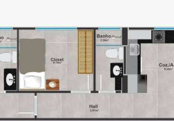 Apartamento com 2 dormitórios à venda, 53 m² por r$ 458.400 - canto do forte - praia grande/sp