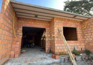 Oportunidade! casa com 2 dormitórios à venda, 50 m² por r$ 300.000 - itajuba - barra velha/sc