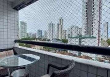 Excelente aptº para venda possui 93 m² com 3 quartos em madalena - recife - pe