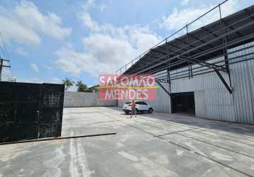 Galpão / barracão para venda e locação, pratinha, belém, pa