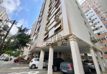 Apartamento com 3 dormitórios à venda, 140 m² por r$ 690.000 - ponta da praia - santos/sp