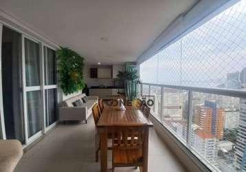 Apartamento à venda, 123 m² por r$ 1.900.000,01 - gonzaga - santos/sp