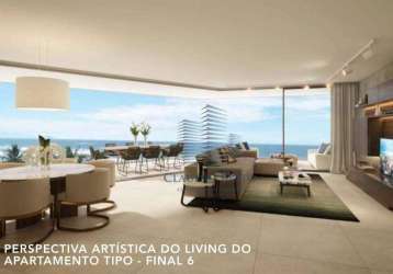 Apartamento com 4 dormitórios à venda, 208 m² por r$ 11.600.000,00 - riviera módulo 3 - bertioga/sp