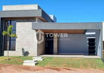 Casa em condomínio fechado com 3 quartos à venda na avenida manuel lucio, 355, grand ville, uberlândia, 151 m2 por r$ 1.180.000