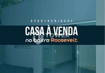 Casa com 3 quartos à venda na rua luiz visibelli, 500, presidente roosevelt, uberlândia, 90 m2 por r$ 360.000