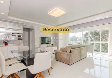 Apartamento com 2 quartos à venda na avenida manoel ribas, 2420, santa felicidade, curitiba, 84 m2 por r$ 785.000