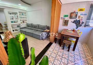 Apartamento com 3 dormitórios à venda, 170 m² por r$ 900.000,00 - praia da costa - vila velha/es