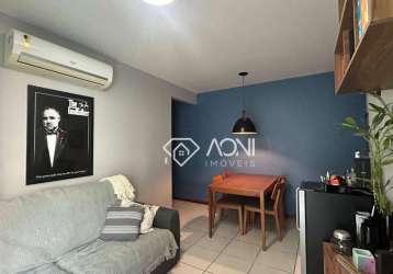 Apartamento com 2 dormitórios à venda, 57 m² por r$ 710.000,00 - jardim da penha - vitória/es