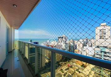 Apartamento com 3 dormitórios à venda, 110 m² por r$ 1.440.000,00 - praia da costa - vila velha/es