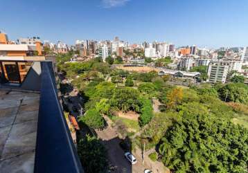 Cobertura de luxo na bela vista, porto alegre - 3 quartos, 2 suítes, 2 salas, 3 vagas - 360,85m² - vista para praça da encol