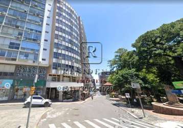 Sala comercial com 2 salas à venda na rua professor annes dias, 166, centro histórico, porto alegre, 27 m2 por r$ 100.000