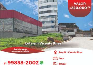 Lote em vicente pires