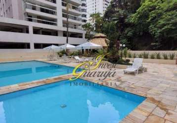 Apartamento com 4 dormitórios à venda, 197 m² por r$ 1.175.000,00 - barra funda - guarujá/sp