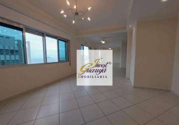 Cobertura com 5 dormitórios à venda, 240 m² por r$ 1.200.000,00 - pitangueiras - guarujá/sp