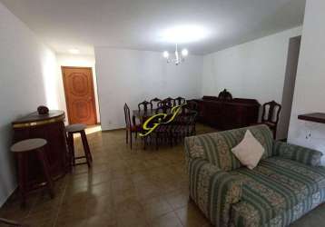 Apartamento com 3 dormitórios + dependência em condomínio com lazer - pitangueiras - guarujá