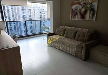 Flat com 2 dormitórios para alugar, 66 m² por r$ 0,01/dia - pitangueiras - guarujá/sp