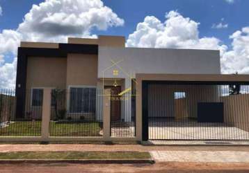 Casa com 3 quartos, 138,00m², à venda em marechal cândido rondon, vila gaúcha