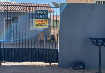 Casa para venda em cuiabá, loteamento salvador costa marques, 2 dormitórios, 1 banheiro, 3 vagas