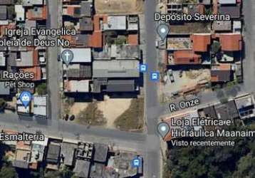 Terreno comercial à venda na avenida a, 900, severina, ribeirão das neves, 10 m2 por r$ 410.000