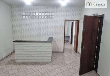 Sala para alugar, 65 m² por r$ 1.900,00/mês - jardim palermo - são bernardo do campo/sp