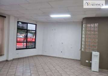 Sala para alugar, 80 m² por r$ 1.600,00/mês - jardim palermo - são bernardo do campo/sp