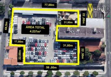 Terreno à venda, 4237 m² por r$ 3.800.000,00 - damas - fortaleza/ce