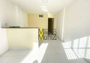 Apartamento com 1 dormitório para alugar, 35 m² por r$ 600,00/mês - vicente pinzon - fortaleza/ce