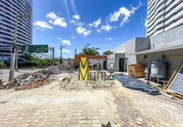 Terreno para alugar, 275 m² por r$ 7.500,00/mês - cocó - fortaleza/ce