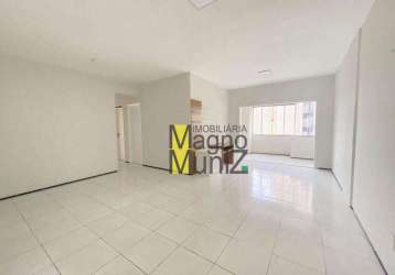 Apartamento com 3 dormitórios para alugar, 117 m² por r$ 2.999,80/mês - papicu - fortaleza/ce