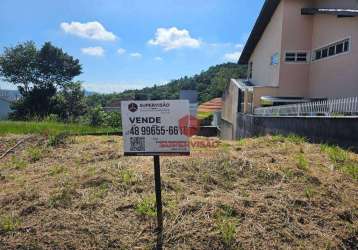 Terreno à venda, 360 m² por r$ 535.000,00 - pedra branca - palhoça/sc