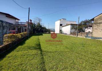 Terreno à venda, 394 m² por r$ 600.000,00 - ponta de baixo - são josé/sc