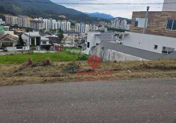 Terreno à venda, 490 m² por r$ 782.000,00 - cidade universitária pedra branca - palhoça/sc