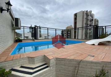 Cobertura à venda, 215 m² por r$ 1.800.000,00 - centro - florianópolis/sc