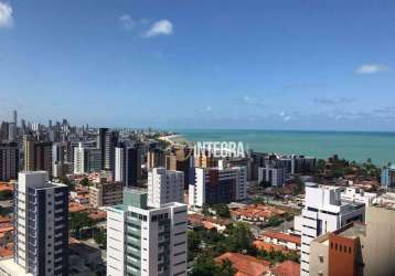 Apartamento com 3 dormitórios para alugar, 96 m² por r$ 4.000/mês - manaíra - joão pessoa/pb