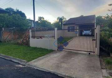 Casa térrea com 2 dormitórios à venda, vila gilcy - campo largo/pr