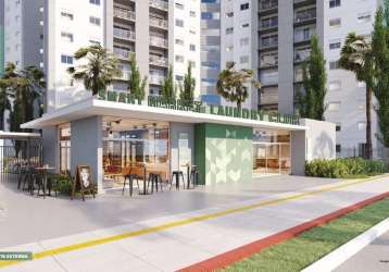 Apartamento garden com pátio no smart urban club