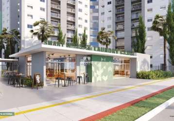 Apartamento garden com pátio no smart urban club