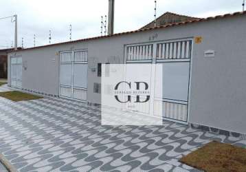 Casa com 2 dormitórios à venda por r$ 320.000 - plataforma - mongaguá/sp