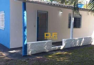 Chácara com 2 dormitórios à venda, 3000 m² por r$ 380.000,00 - agenor de campos - mongaguá/sp