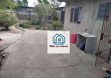 Casa com 1 dormitório à venda, 50 m² por r$ 140.000,00 - jussara - mongaguá/sp