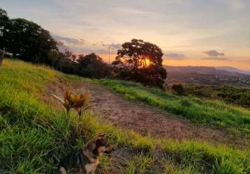 Terreno de 1000m² para formar sua chácara em piracaia - linda vista panorâmica