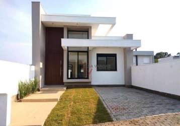 Casa com 3 dormitórios à venda, 90 m² por r$ 549.000,00 - reserva bela vista - gravataí/rs