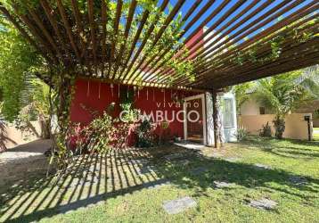 Summerville - casa com 3 dormitórios, 160 m² - aluguel - r$ 4.000,00 no summerville - cumbuco - caucaia/ce