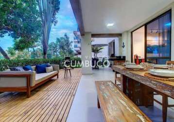 Wai wai eco residence cumbuco - apartamento com 3 dormitórios à venda, 127m² por r$ 1.400.000,00 - cumbuco - caucaia/ce