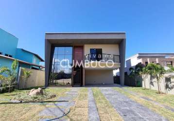 Summerville - sobrado com 4 dormitórios à venda, 263 m² por r$ 1.700.000,00 - cumbuco - caucaia/ce