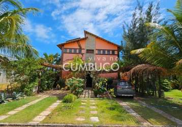 Summerville - casa com 4 dormitórios à venda, 250 m² por r$ 1.450.000,00 - cumbuco - caucaia/ce