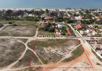 Terreno à venda, 6090 m² por r$ 4.800.000,00 - cumbuco - caucaia/ce