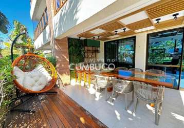 Wai wai eco residence cumbuco - apartamento com 2 dormitórios à venda, 78 m² por r$ 1.800.000,00 - cumbuco - caucaia/ce